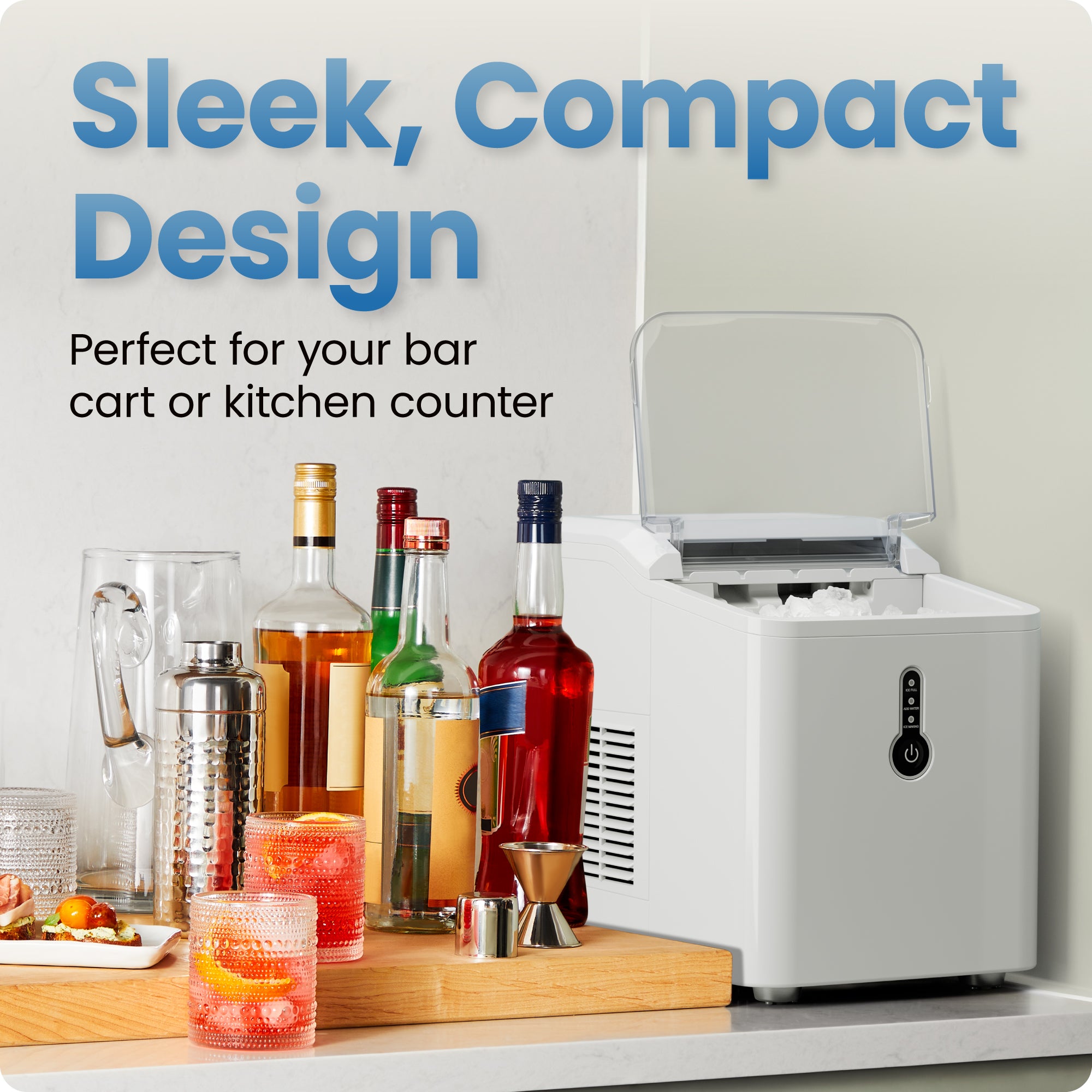 1.5lb Compact Nugget Ice Machine