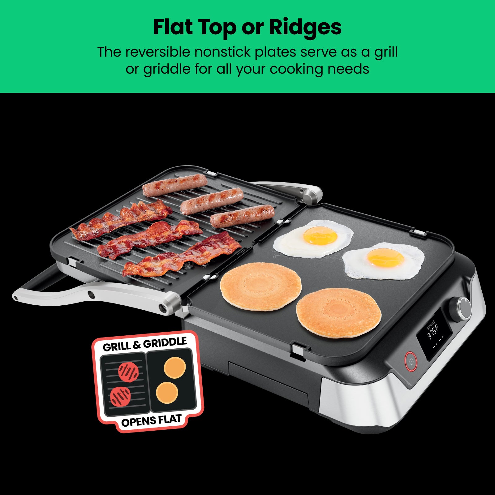 5-in-1 Digital Panini Press Grill