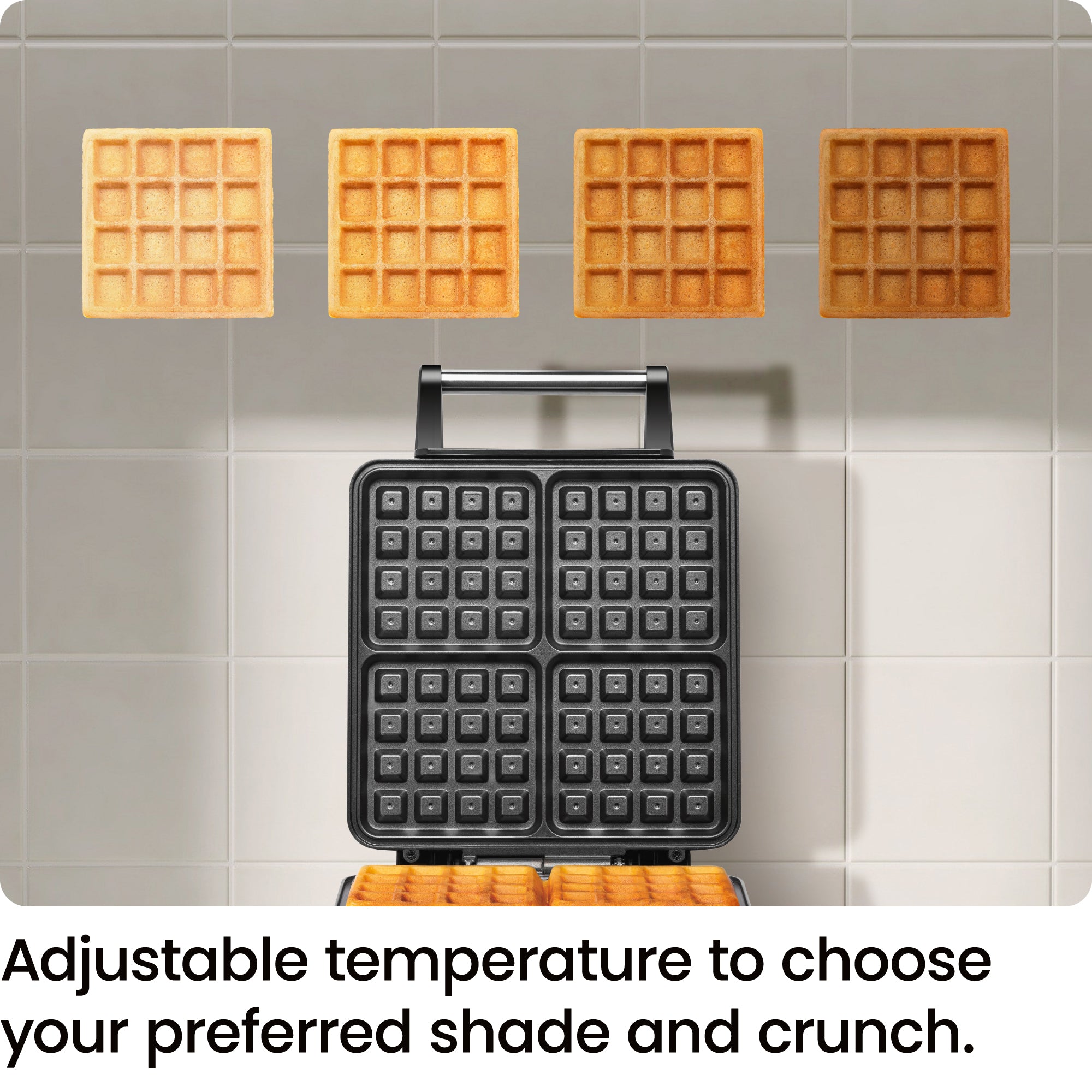 4 Slice Belgian Waffle Maker