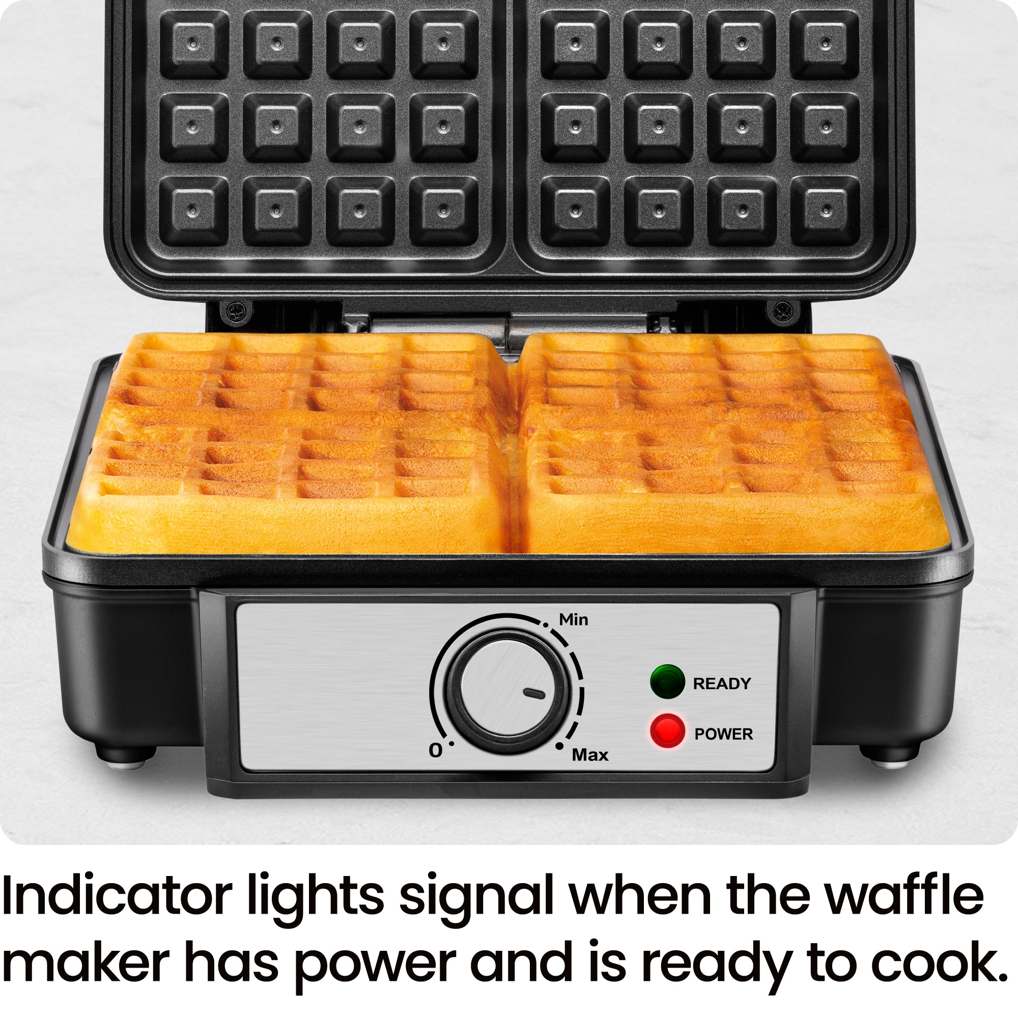 4 Slice Belgian Waffle Maker