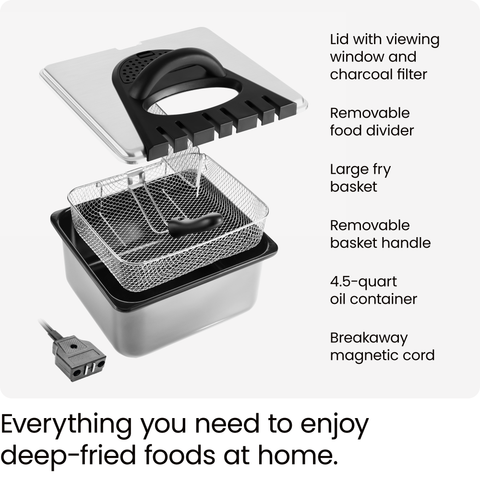 Dual-Cook Jumbo Deep Fryer