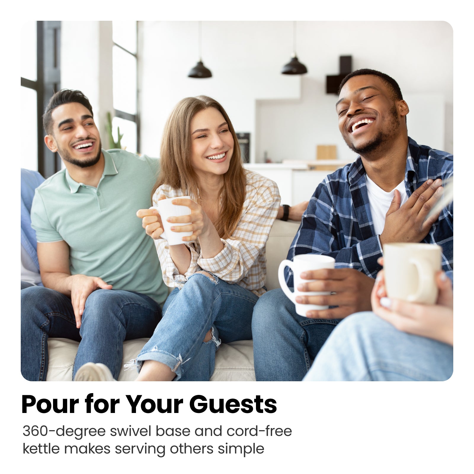 Fast Boil 1.7L Electric Glass Kettle w/ Tea Infuser