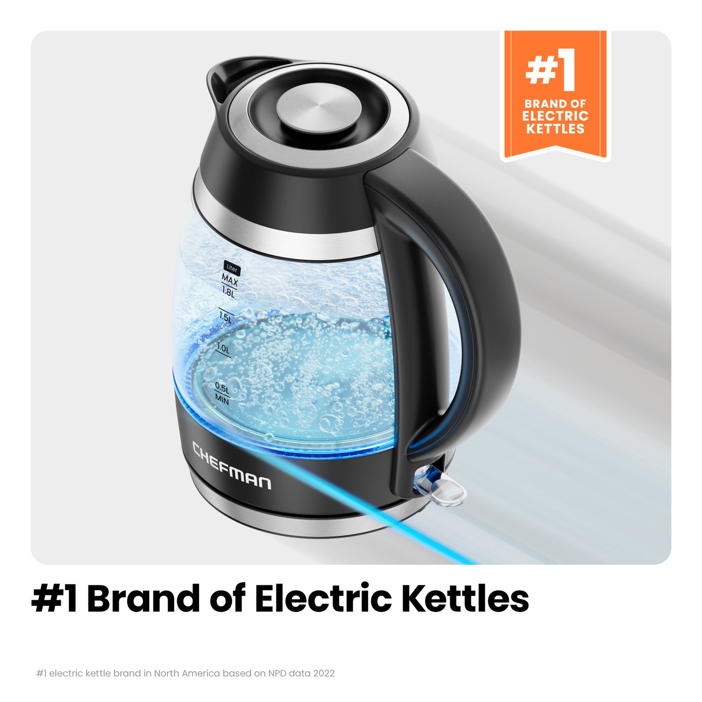 Fast-Boil 1.8L Electric Kettle