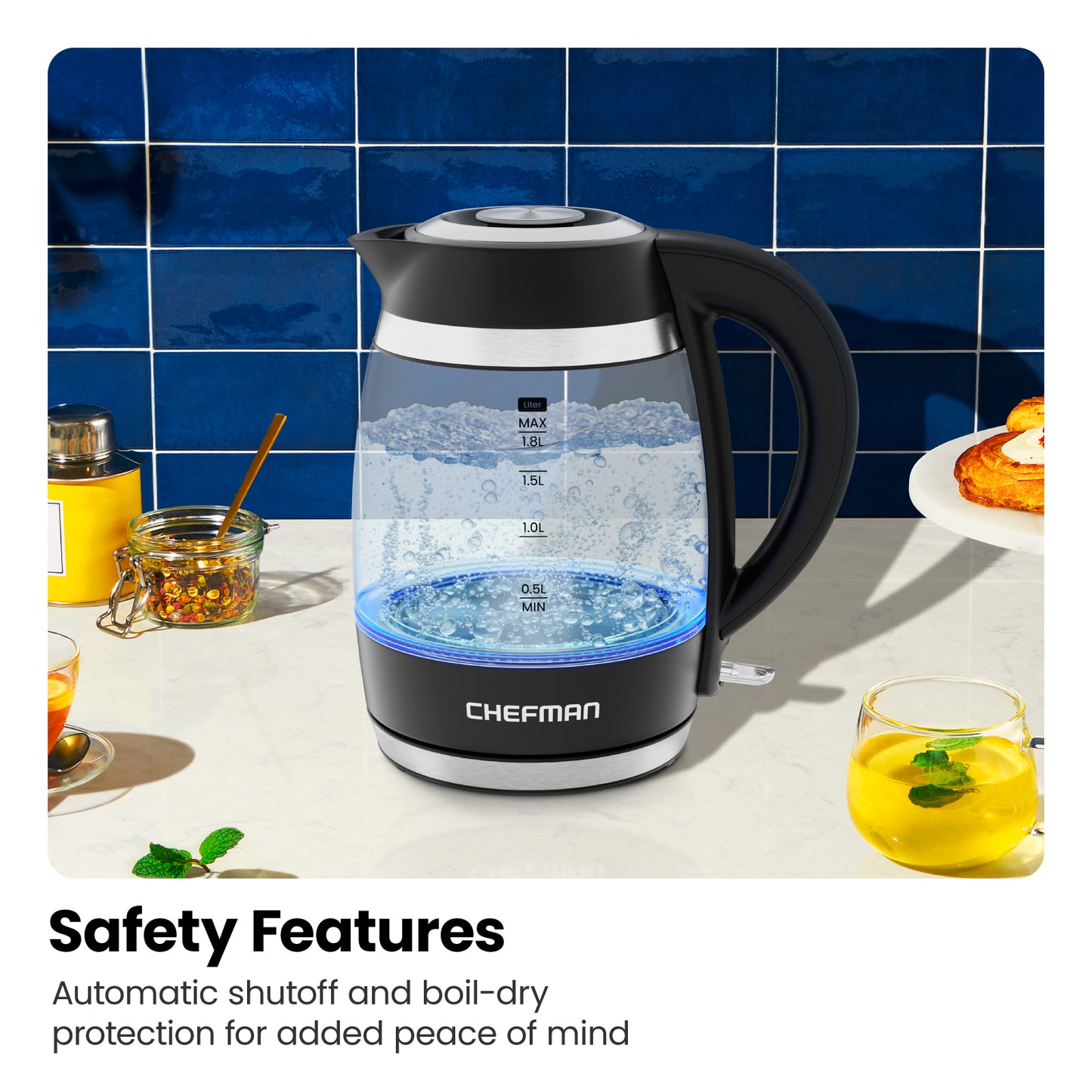 Fast-Boil 1.8L Electric Kettle