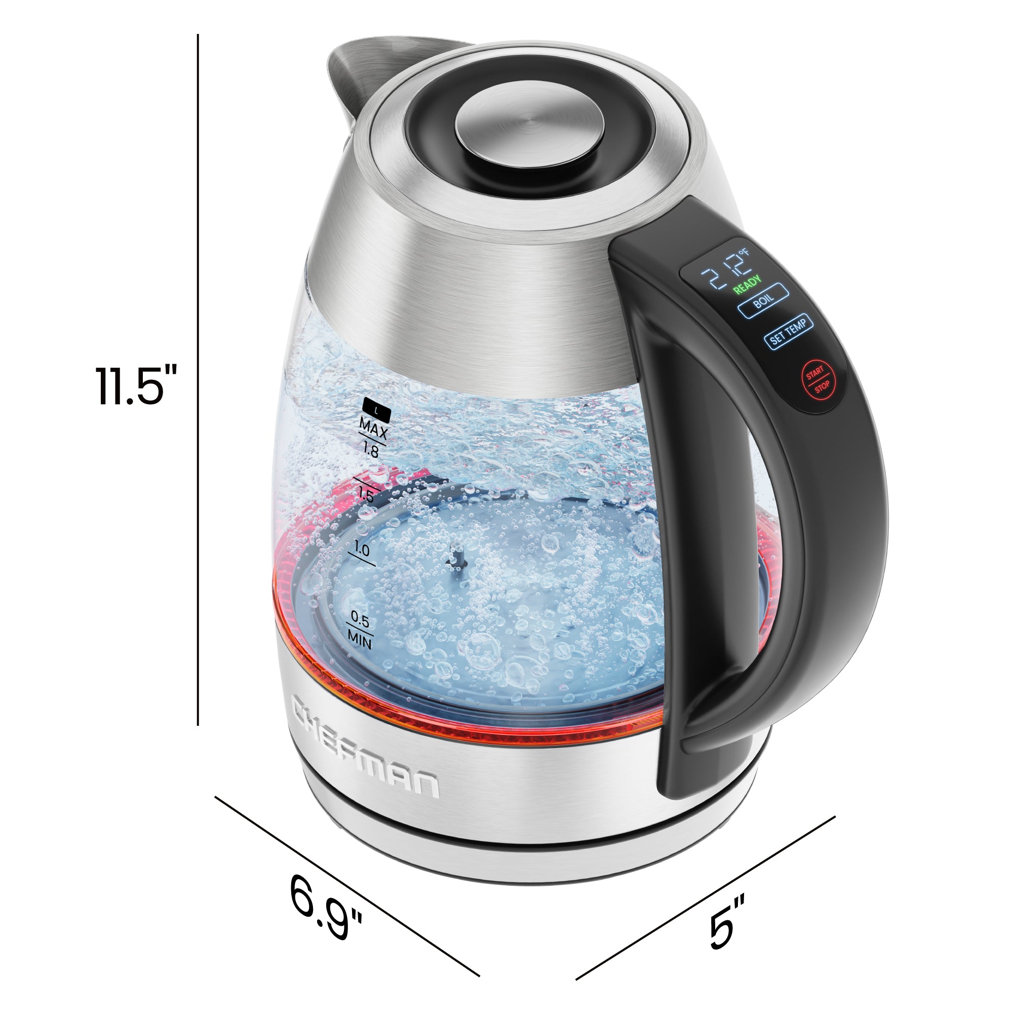 Lightning 1.8L Custom-Temp Electric Kettle