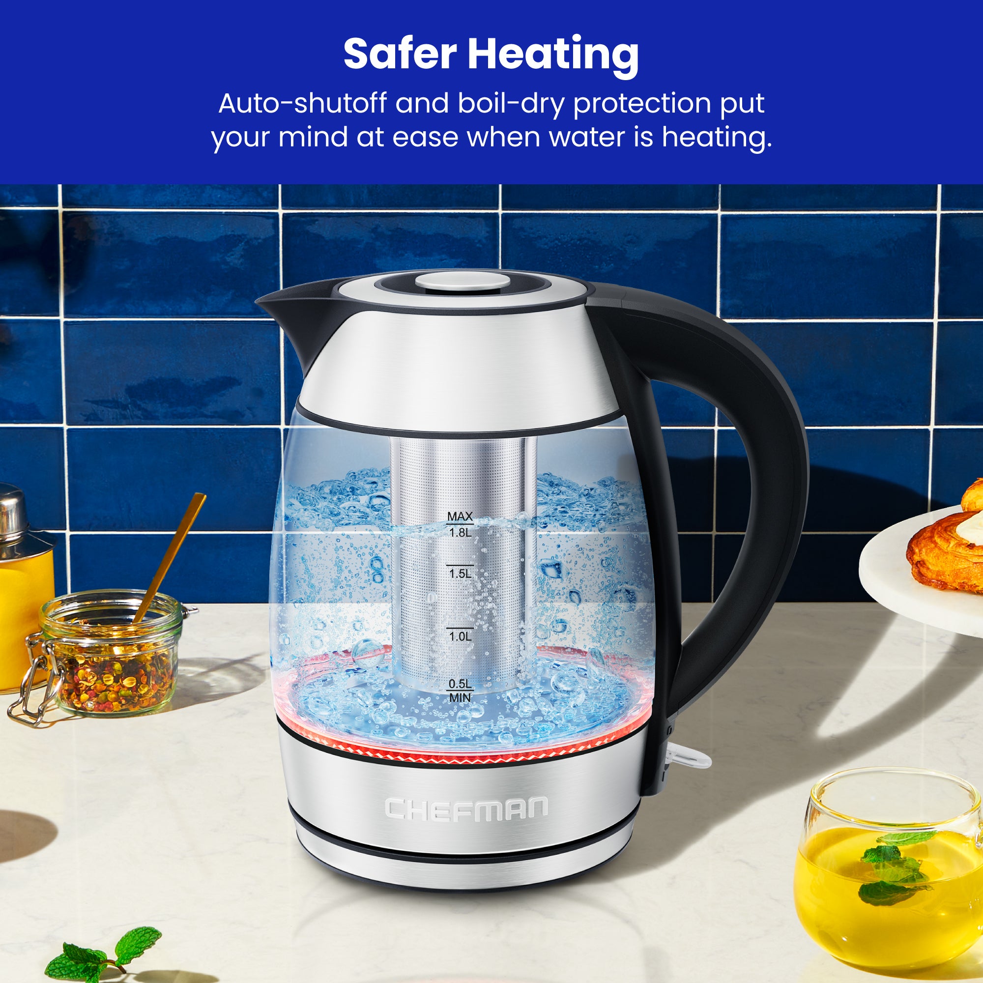1.8L Keep Warm Electric Tea Kettle