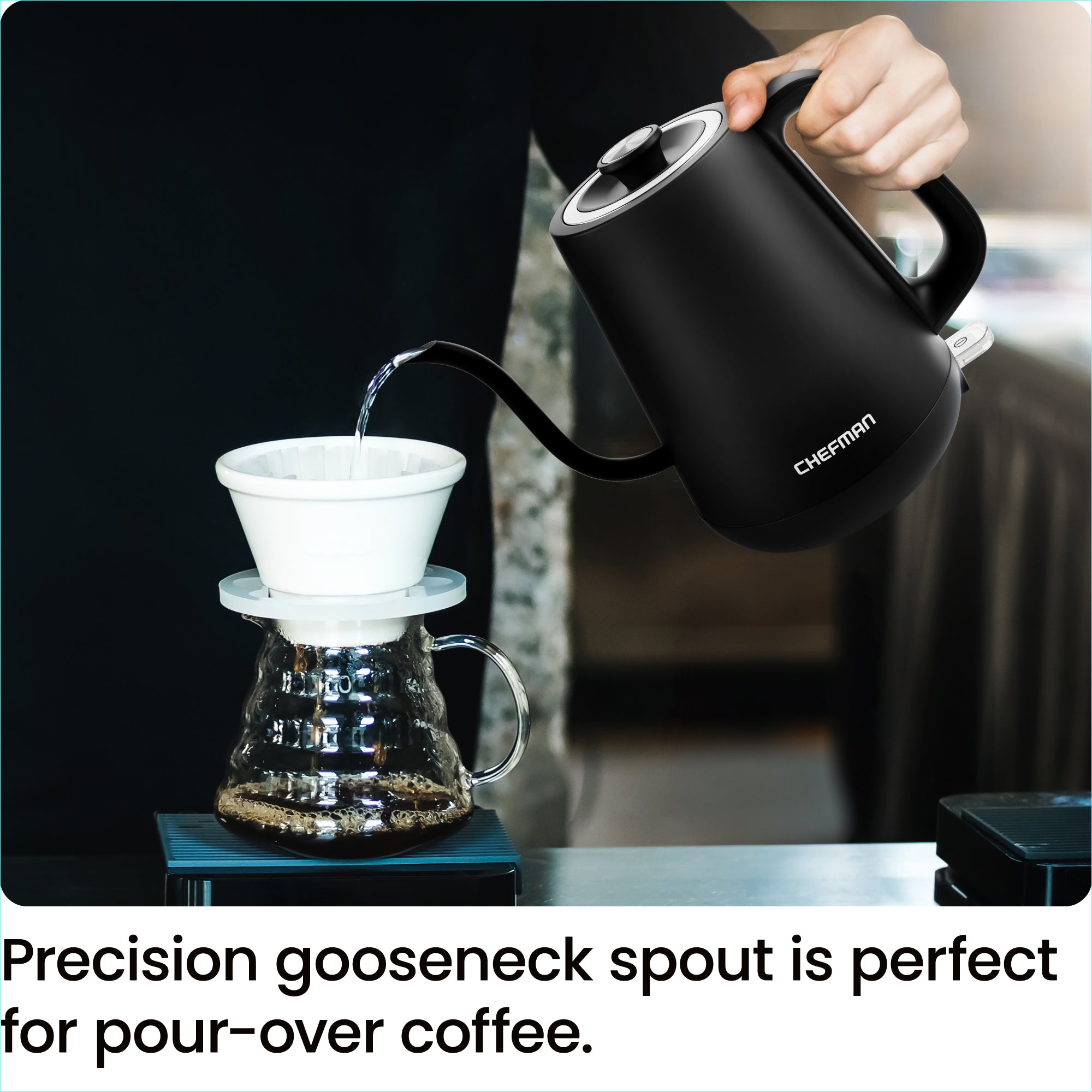 0.8L Electric Gooseneck Kettle