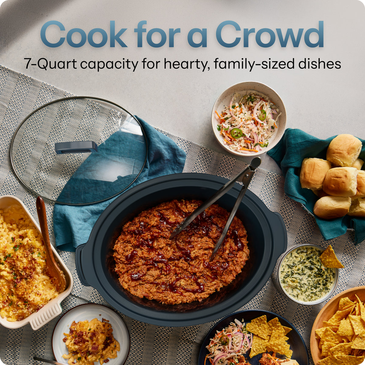 7 Qt. Digital Slow Cooker