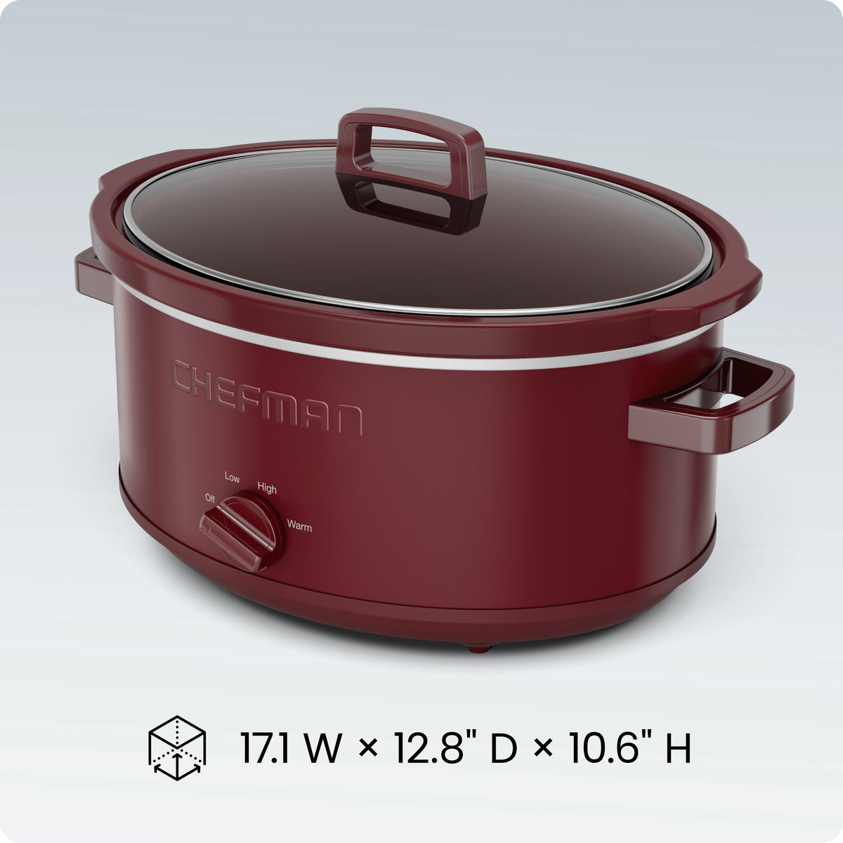 7 Qt. Slow Cooker - Red