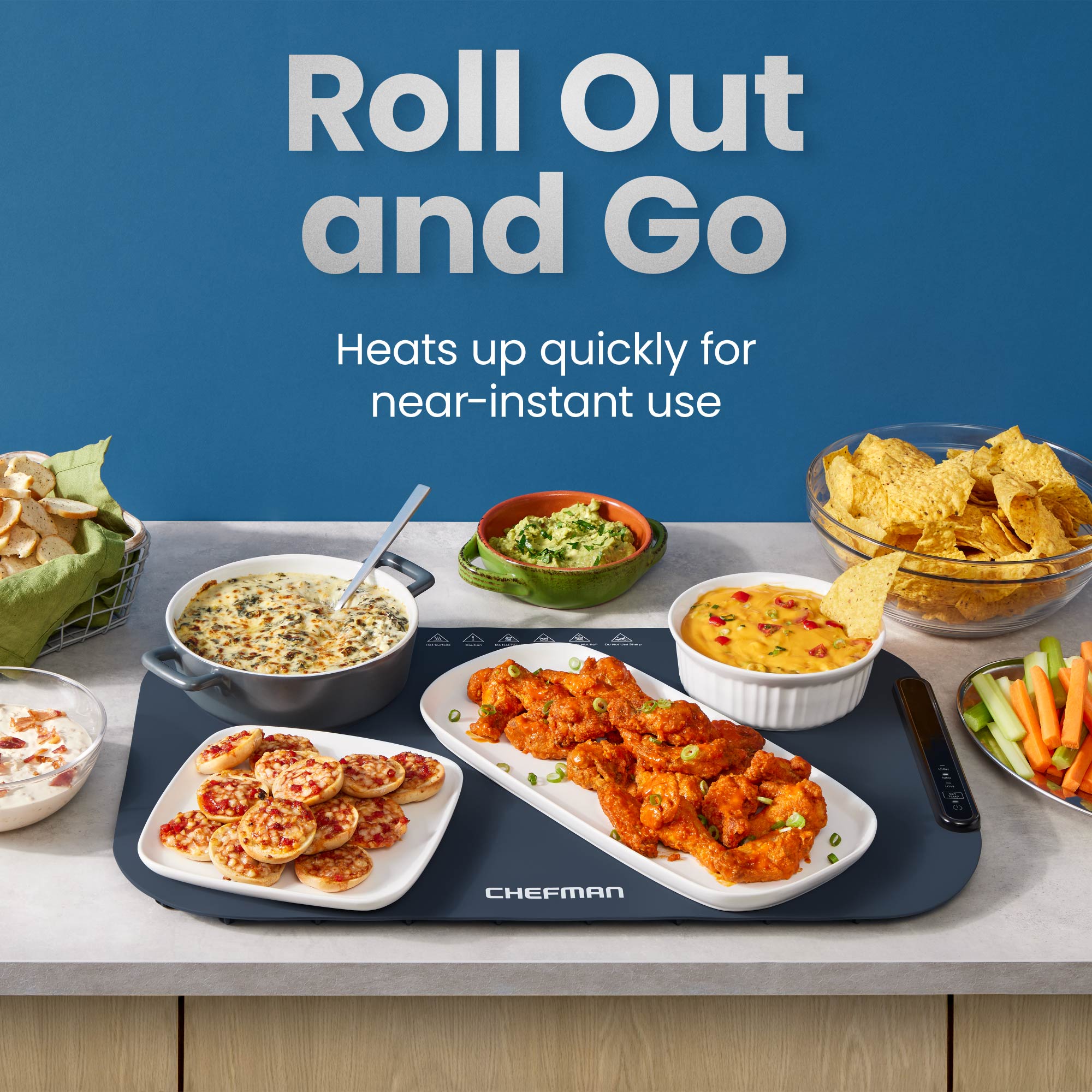 Roll n' Go Rollable Food Warming Mat