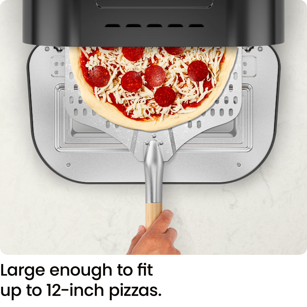 High-Heat Indoor Electric Pizza Oven 800°F (Black)