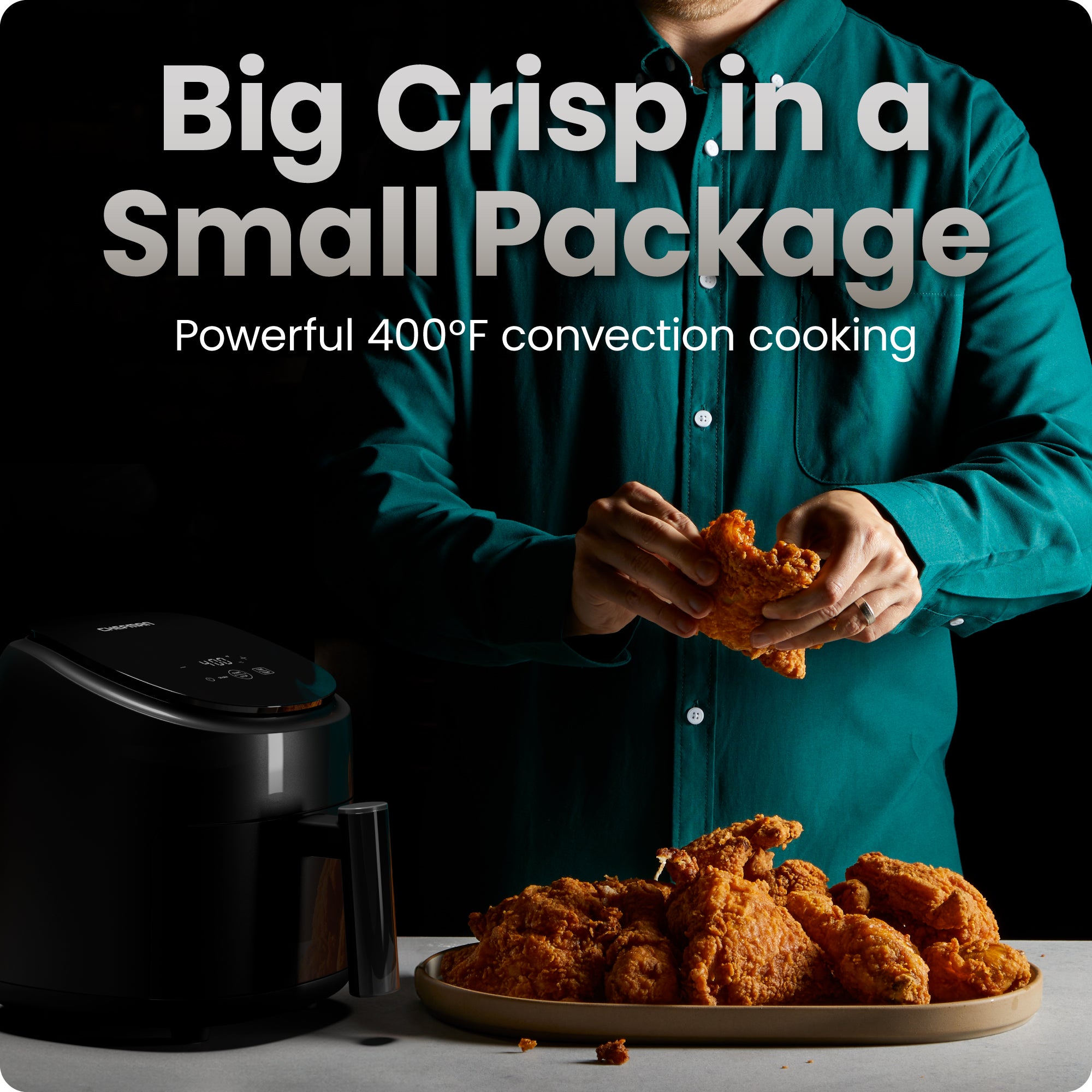 TurboFry 2-Quart Digital Air Fryer