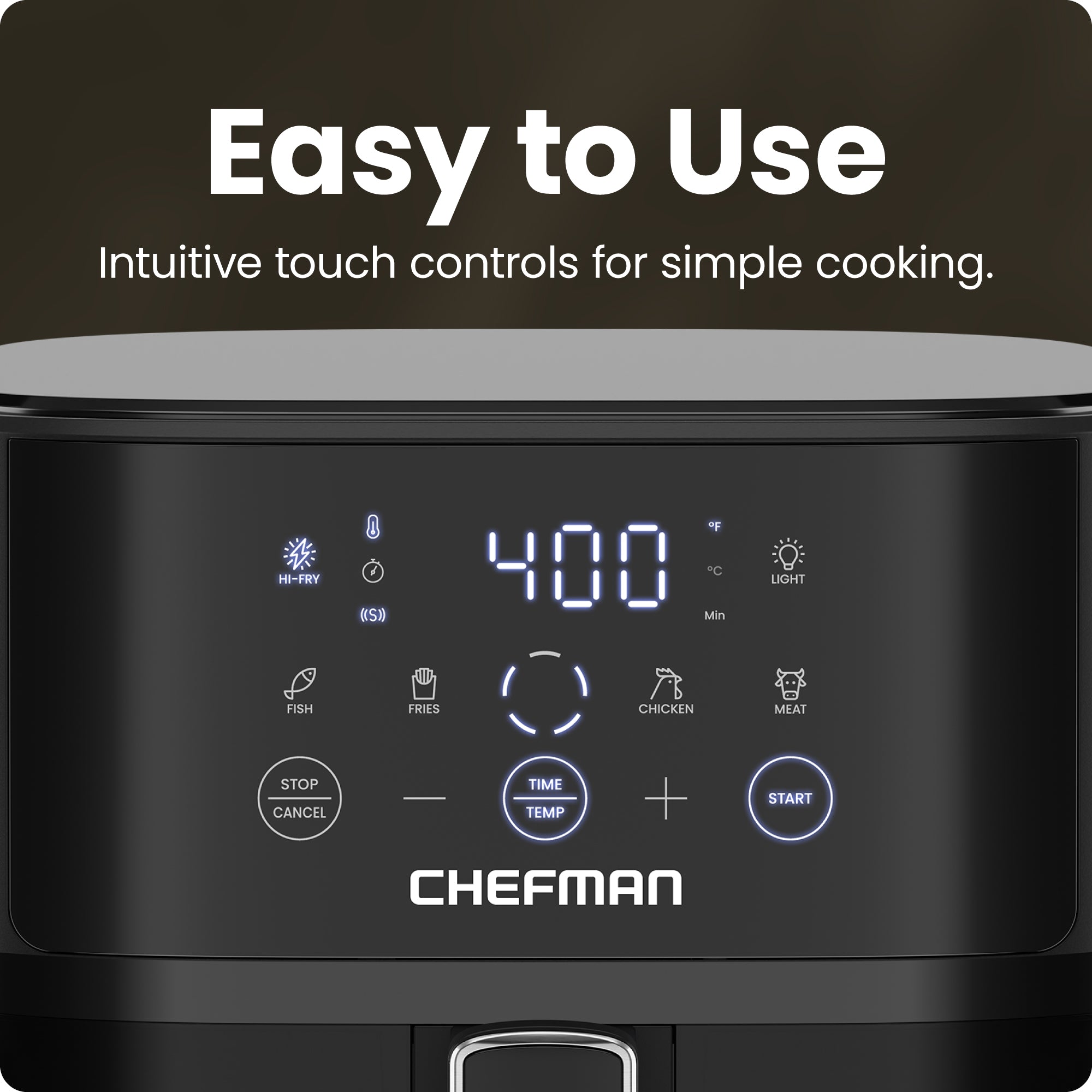 TurboFry Touch Easy-View 6-Quart Digital Air Fryer
