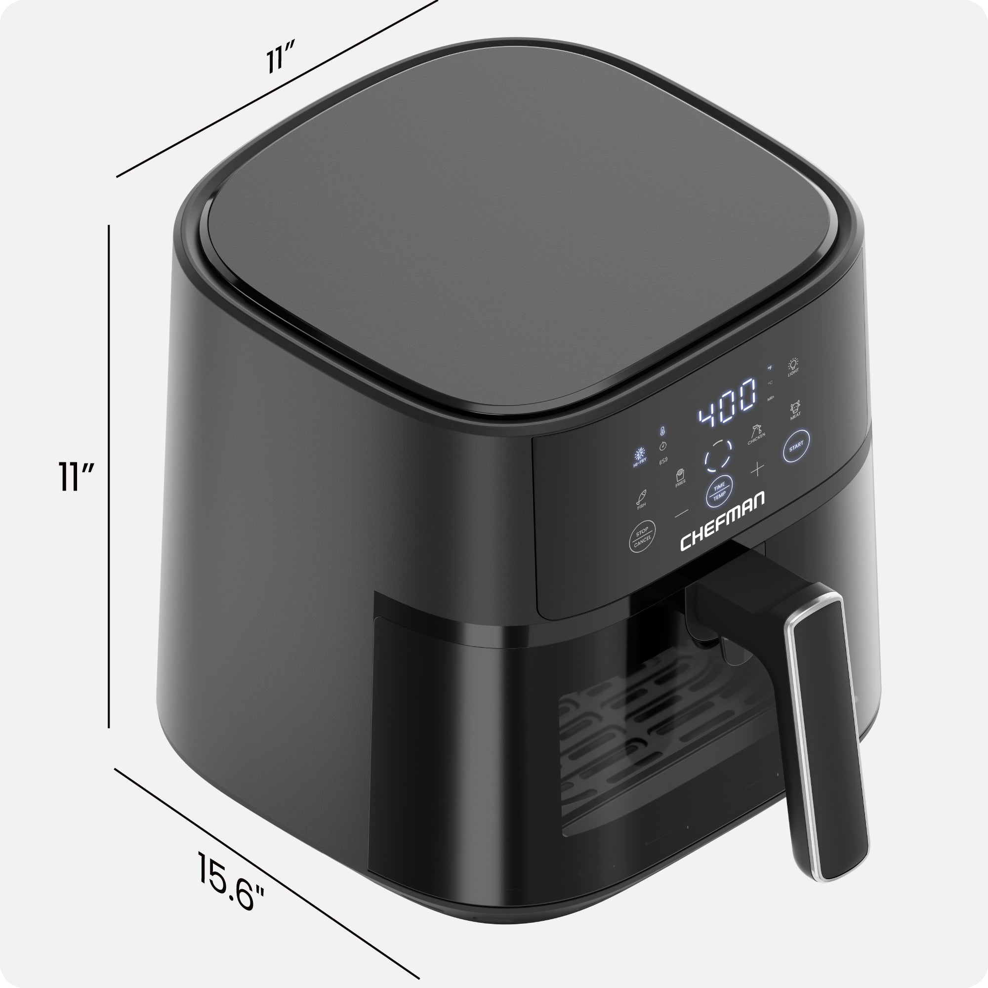 TurboFry Touch Easy-View 6-Quart Digital Air Fryer