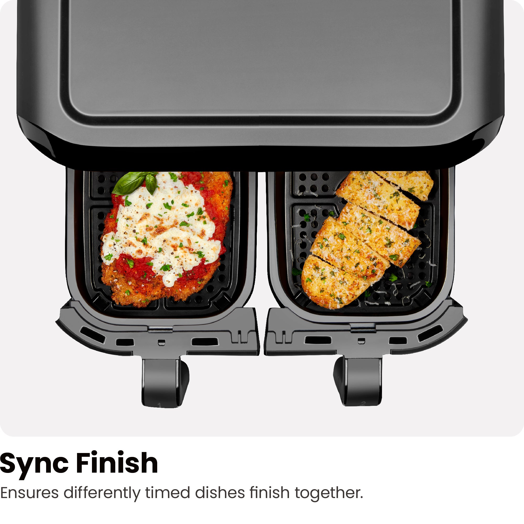 TurboFry Touch 6 Qt. Dual-Basket Air Fryer