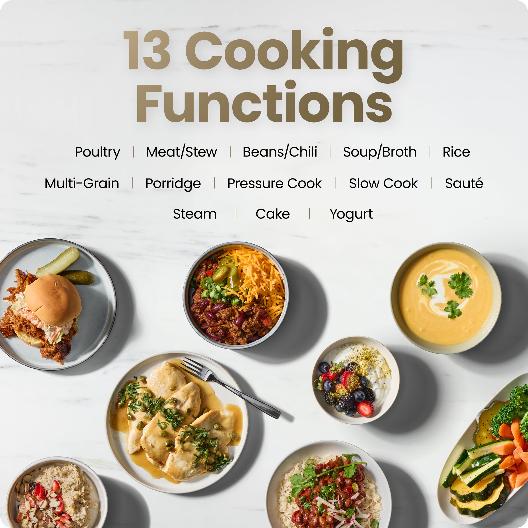 6-Quart 13-in-1 Multicooker