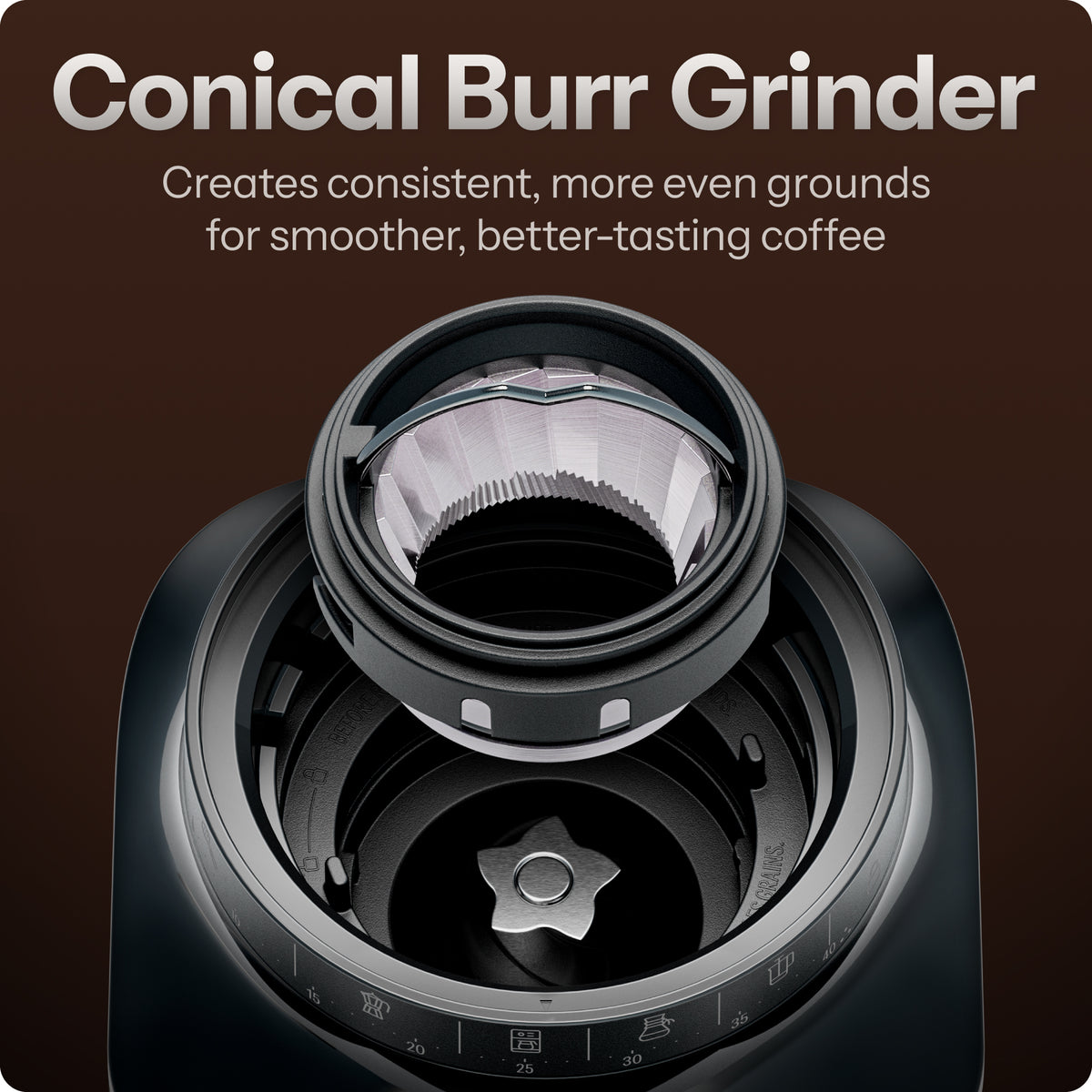 Conical Burr Coffee Grinder