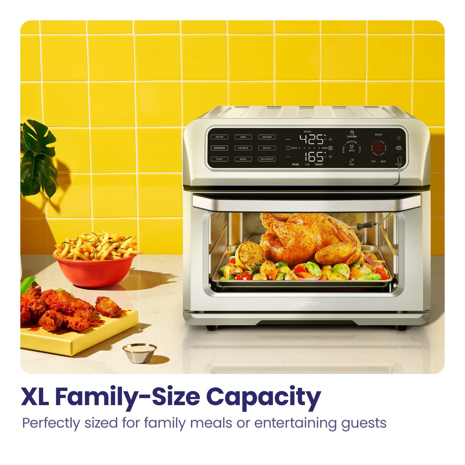 ExacTemp™ Chefman Oven+Air Fryer