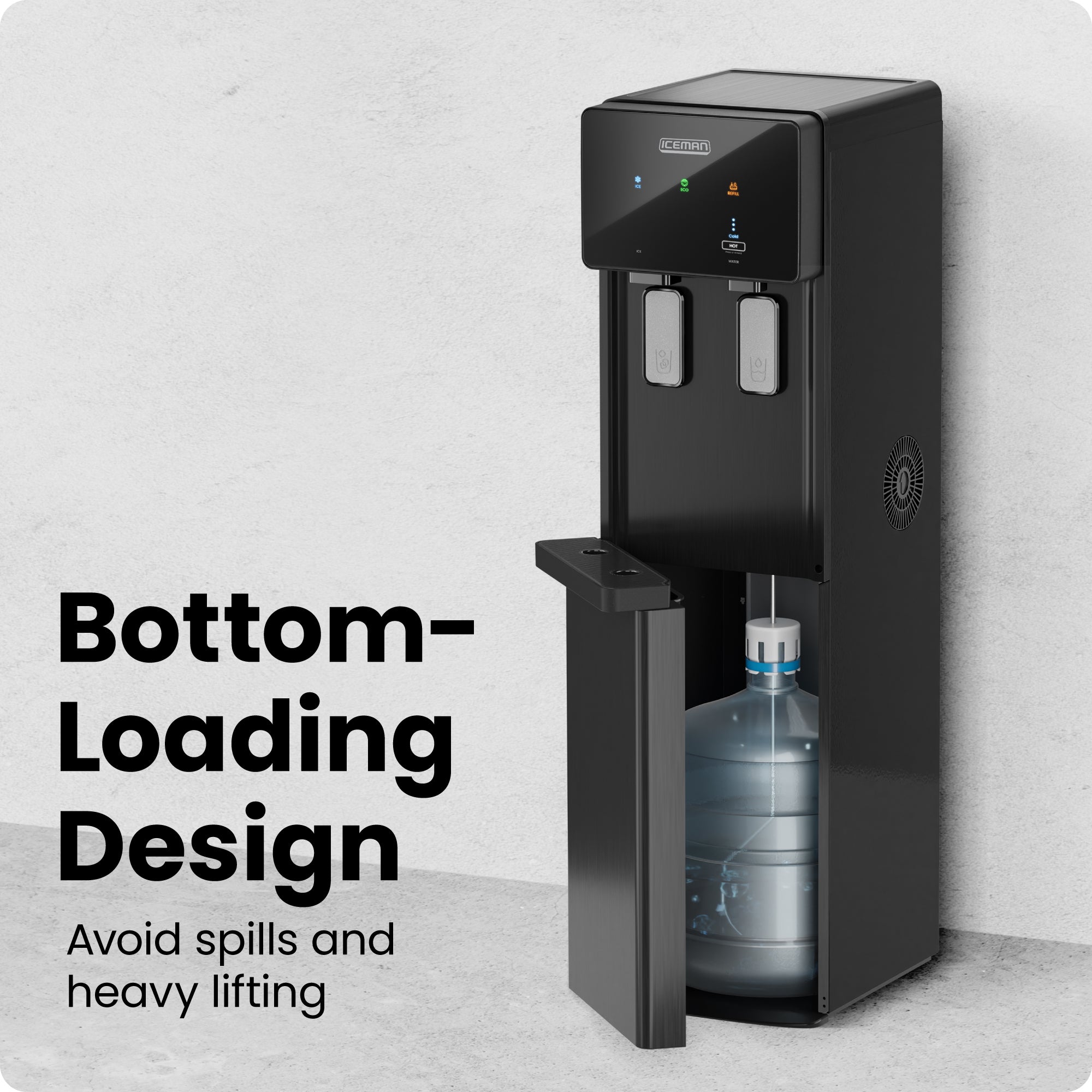 Bottom-Loading Water Dispenser & Ice Maker