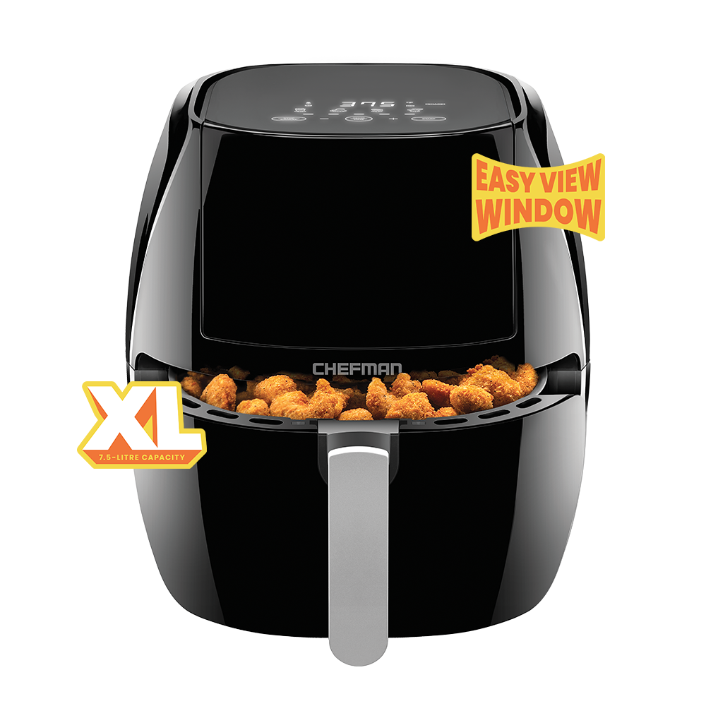 Chefman Turbo Fry XL 5 Quart Air Fryer Digital One Touch Control