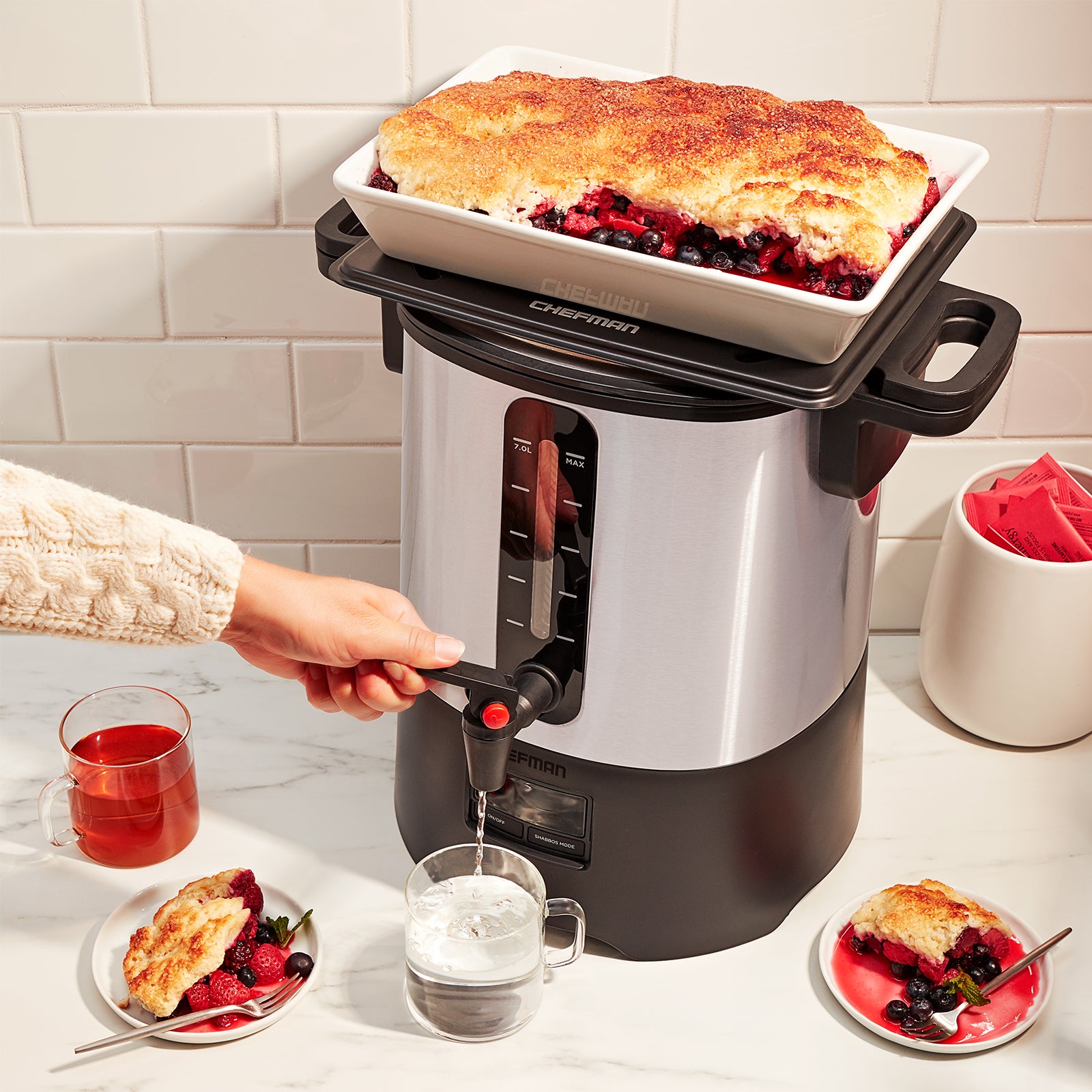 Warming Urn with Warming Tray Lid