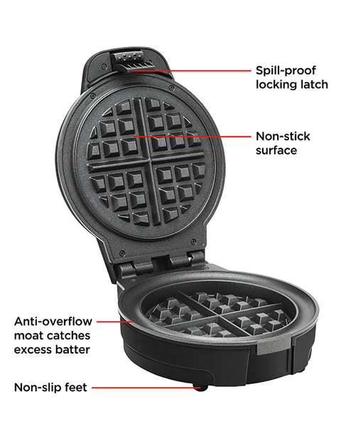 Anti-Overflow Waffle Maker