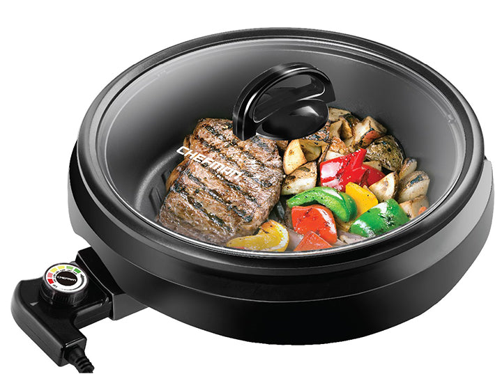 Hot Pot with Grill, 2 in 1 Multi-function Nonstick Comoros