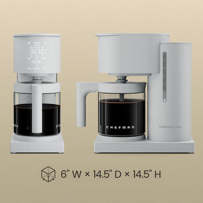 Caffeinator® 14-Cup Programmable Coffee Maker - Concrete