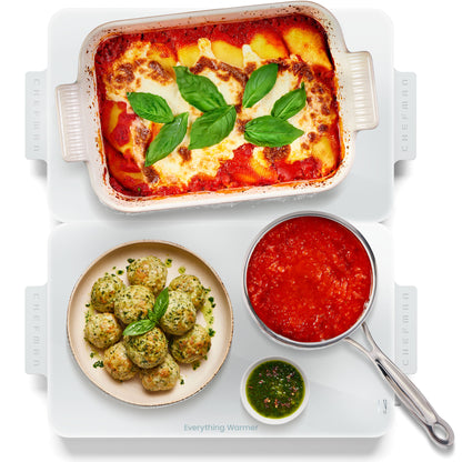 Everything Warmer Modular Expanding Warming Tray - Two 10” x 16” Trays