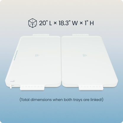 Everything Warmer Modular Expanding Warming Tray - Two 10” x 16” Trays