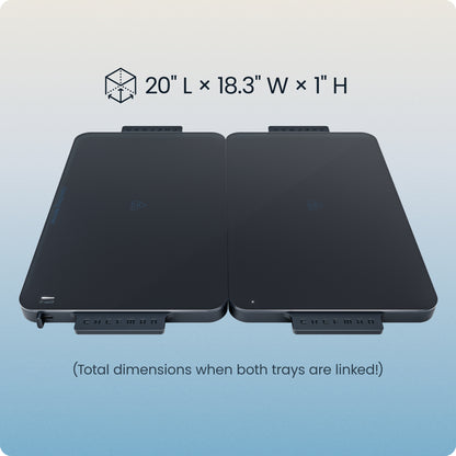 Everything Warmer Modular Expanding Warming Tray - Two 10” x 16” Trays