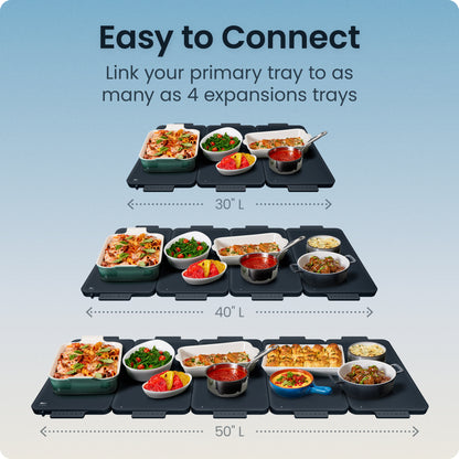Everything Warmer Expanding Warming Tray, One Expansion Tray (Primary Tray Sold Separately)