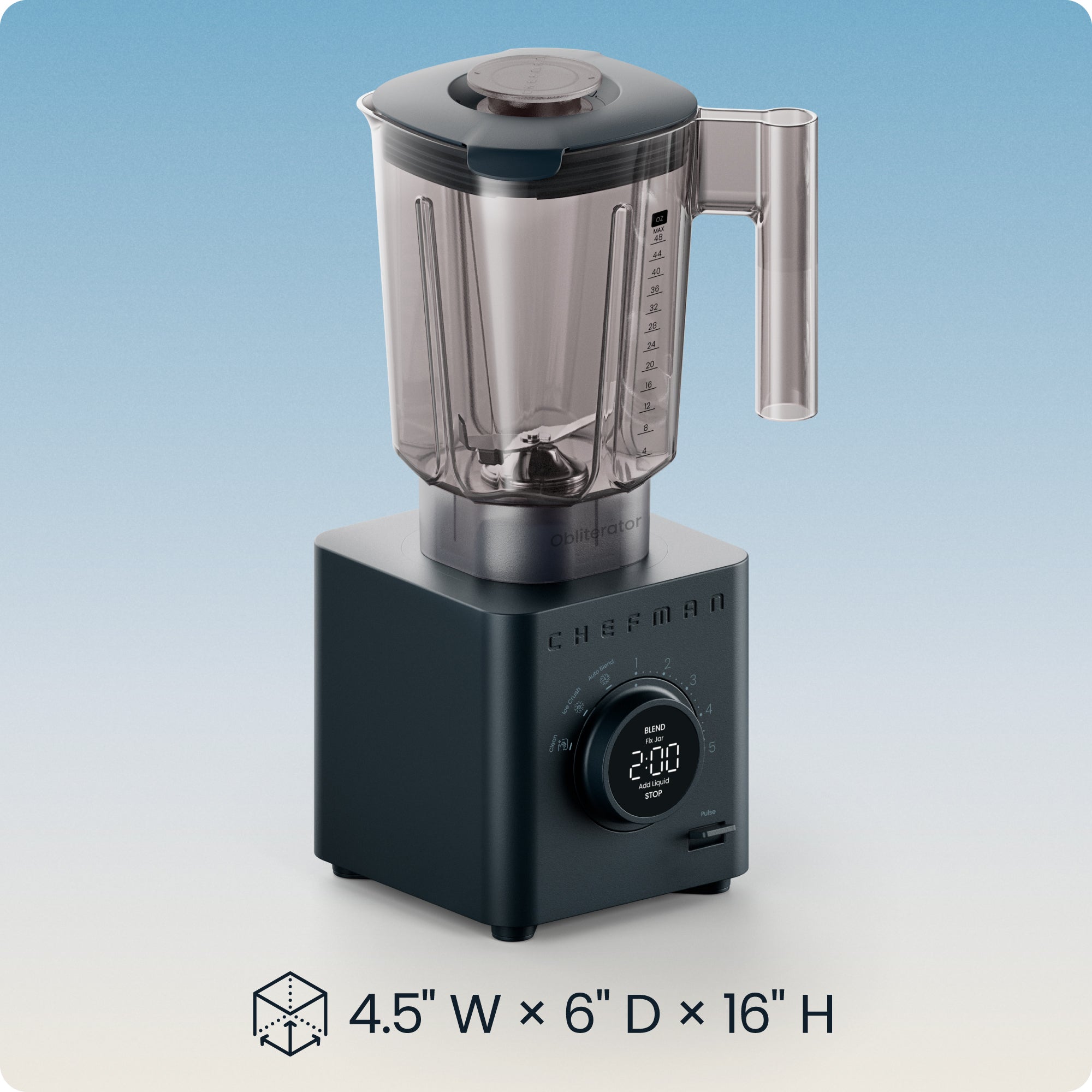 Licuadora Obliterator de 48 oz - Medianoche