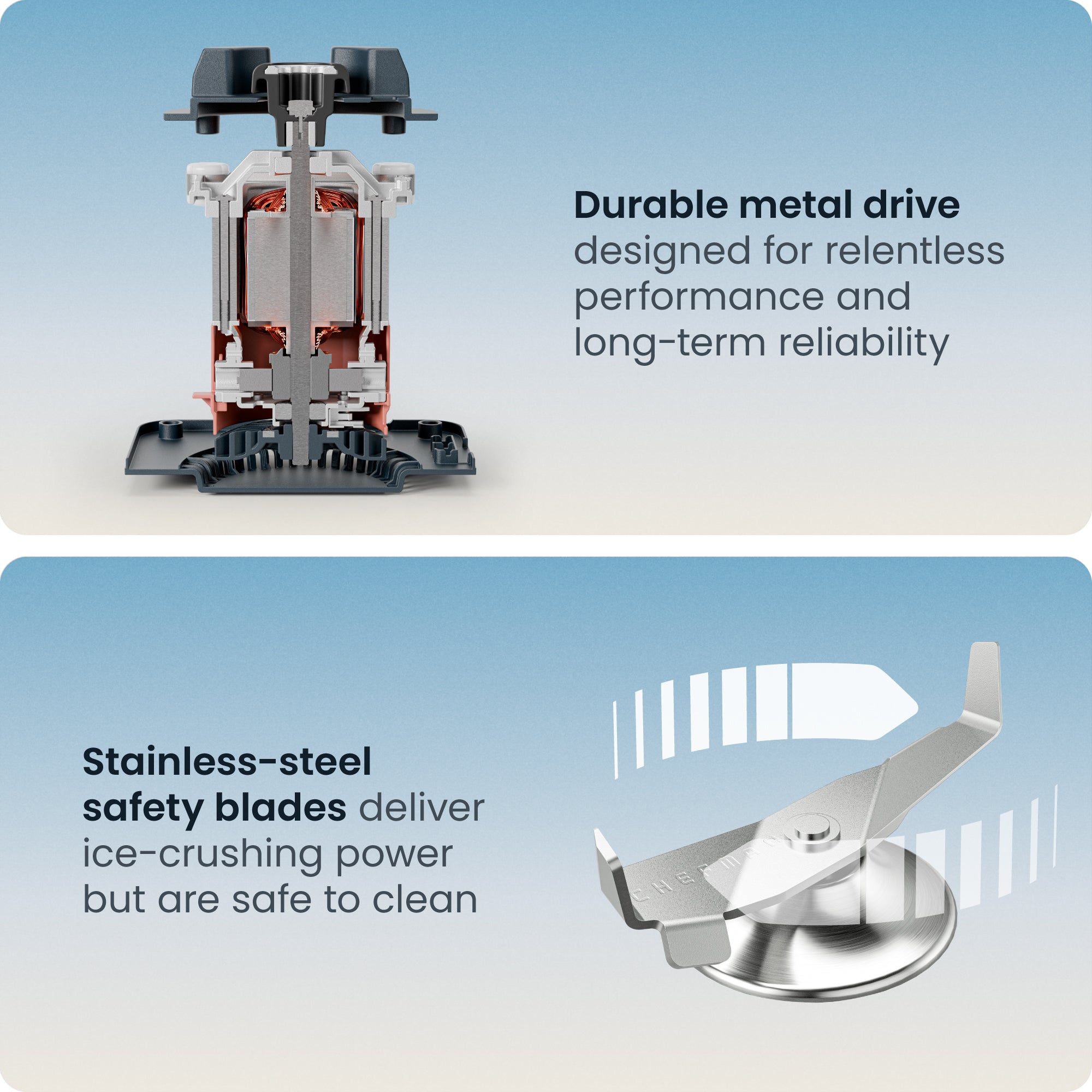 Licuadora Obliterator de 48 oz con jarra de viaje - Medianoche