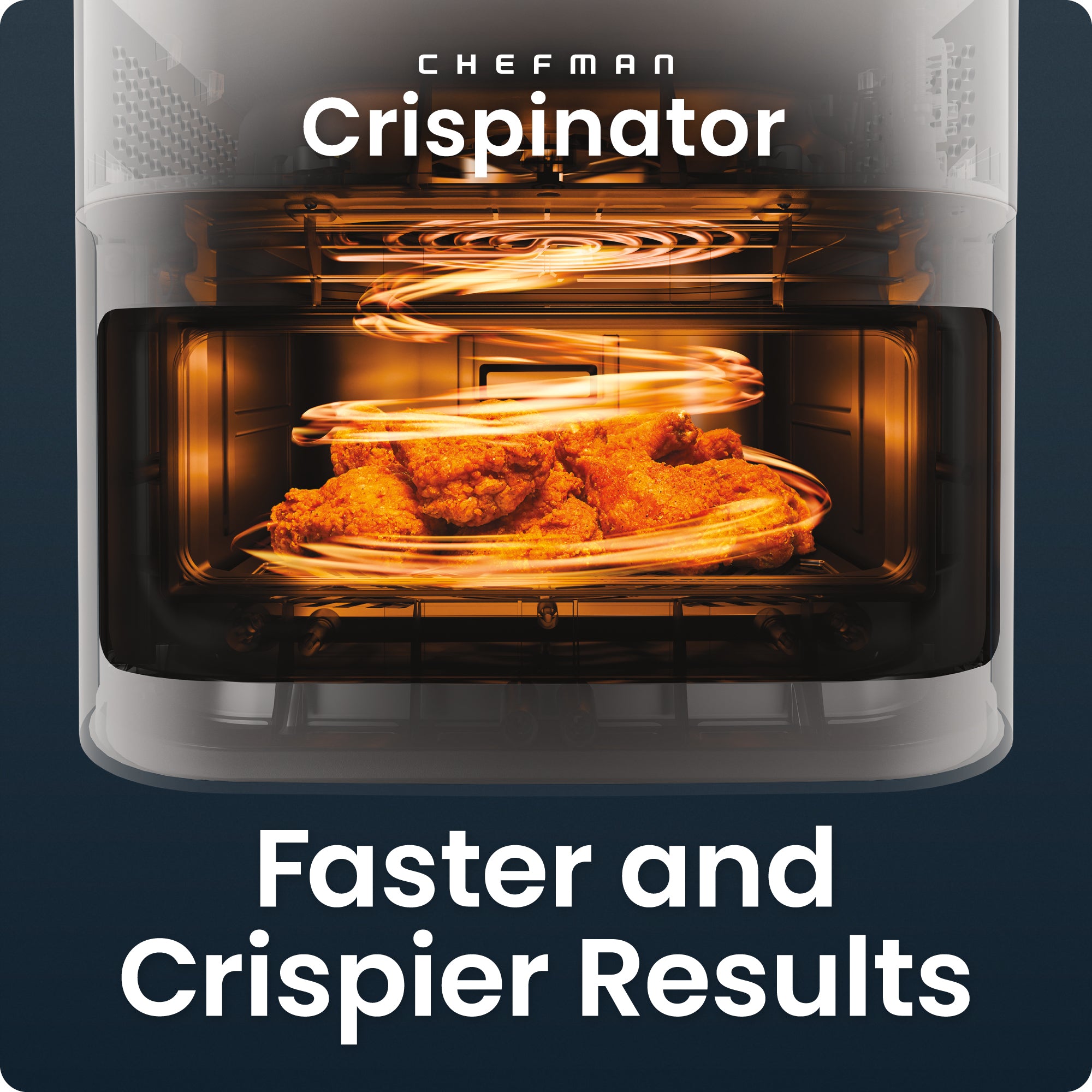 Crispinator 8 Qt. Air Fryer w/ 7 Functions