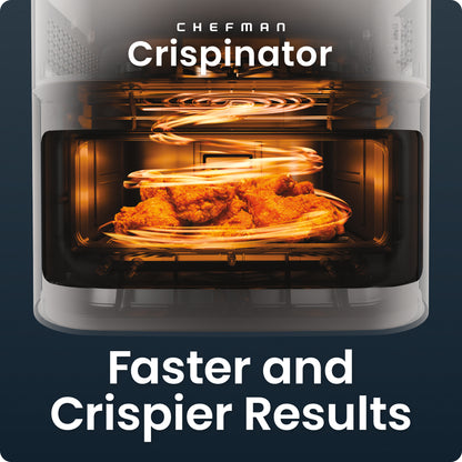 Crispinator 8 Qt. Air Fryer w/ 7 Functions