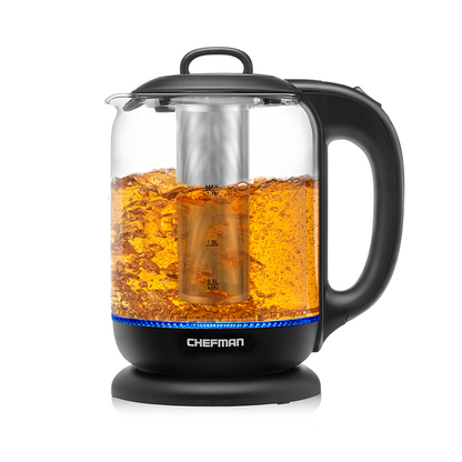 1.7-Liter Tea-Infusing Glass Electric Kettle