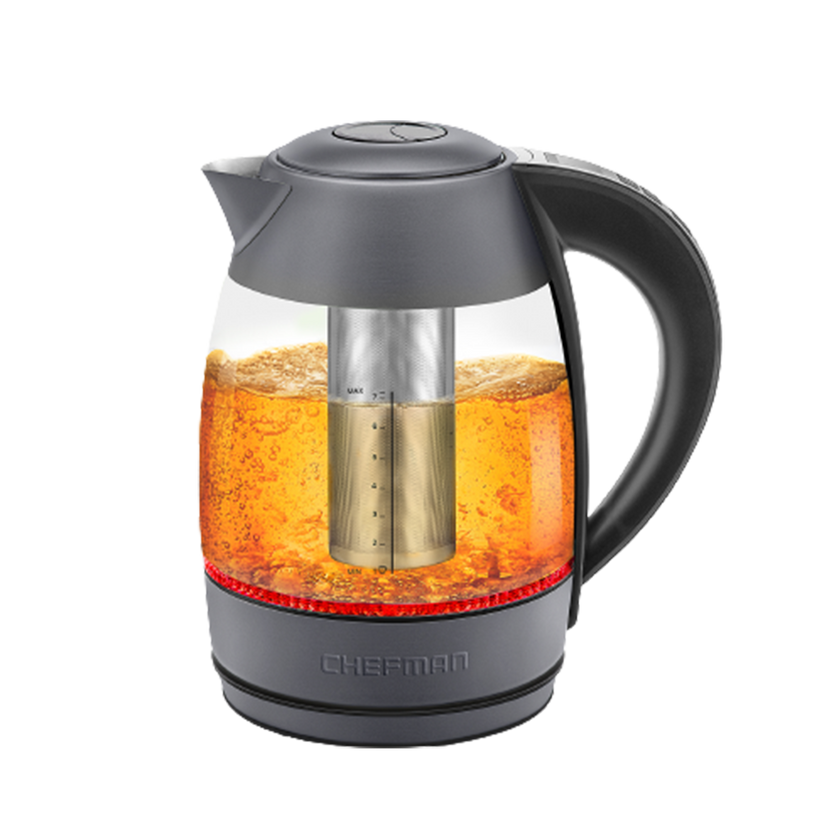 1.8Liter Digital Glass Electric Kettle Chefman