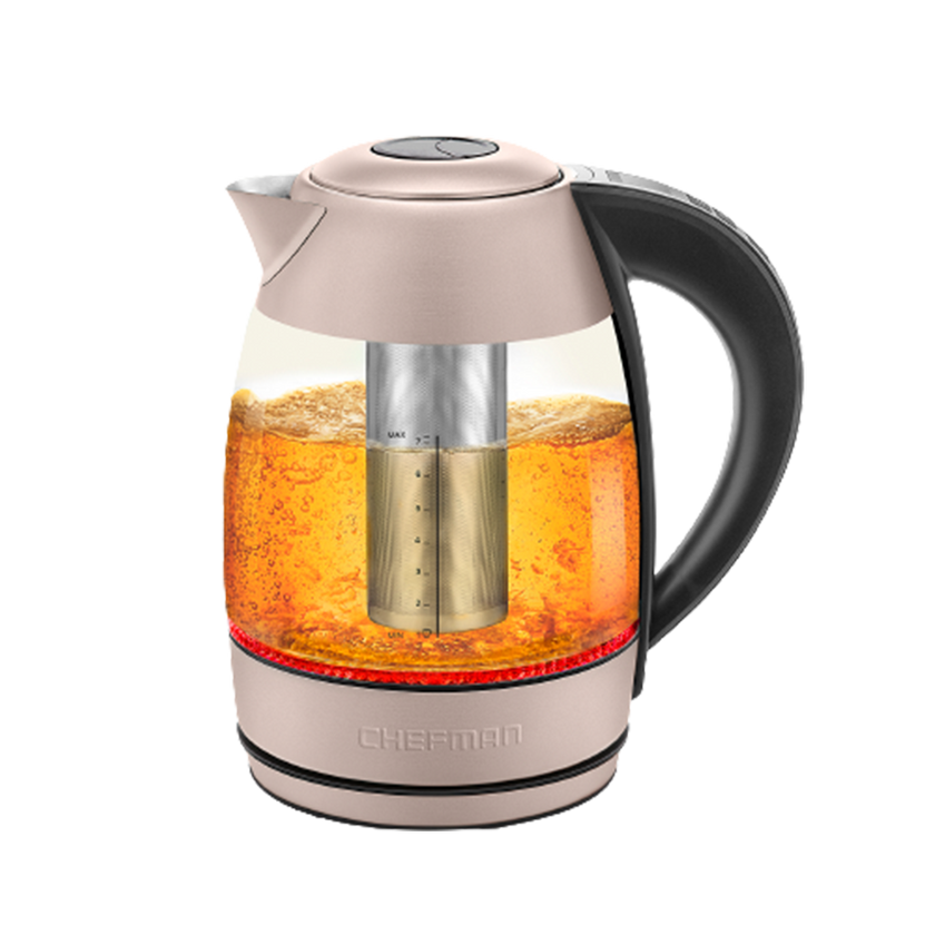 1.8Liter Digital Glass Electric Kettle Chefman