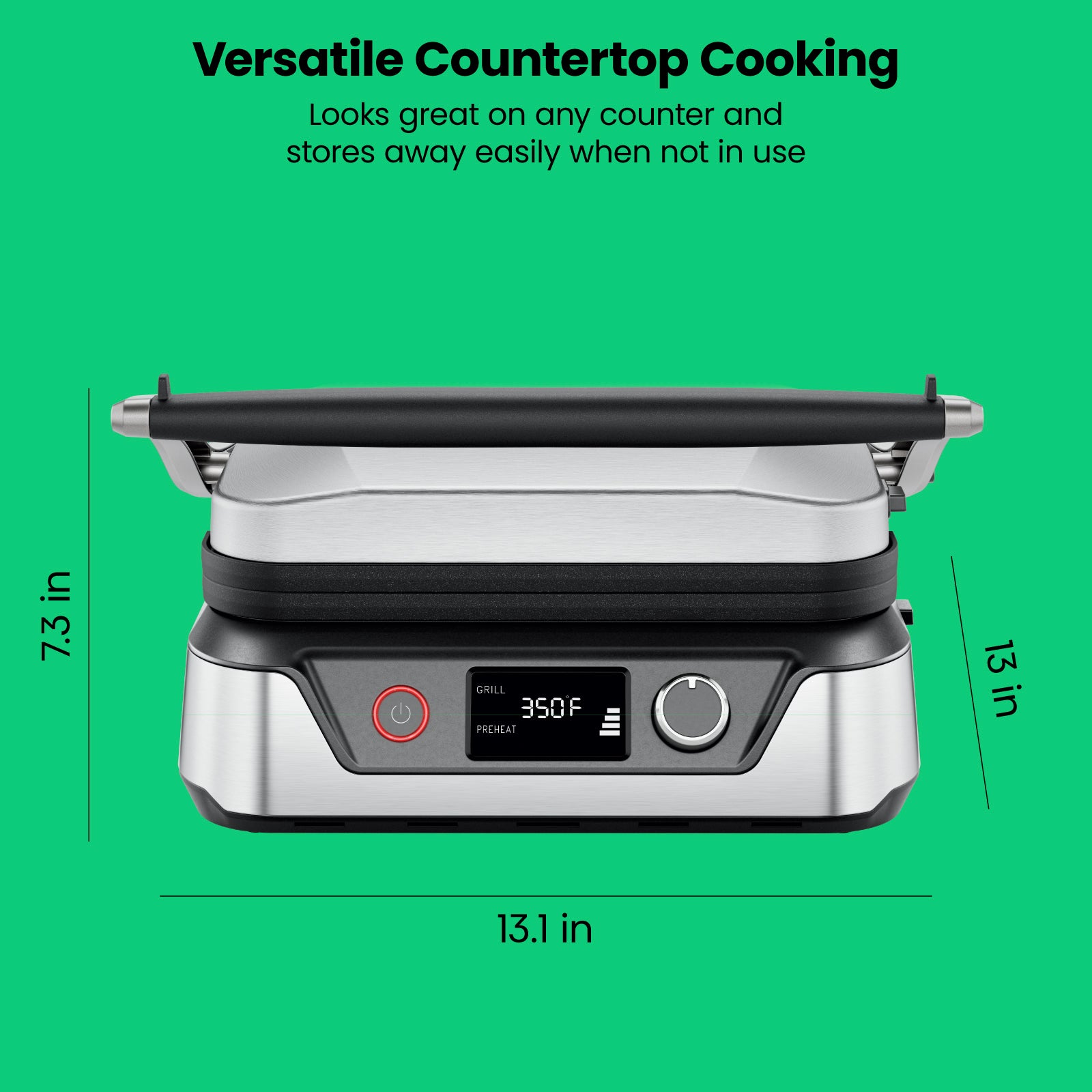 5-in-1 Digital Panini Press Grill