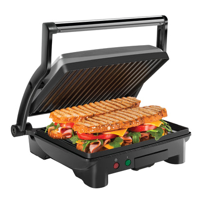Multifunctional 180° Grill + Panini Press (4-Slice)