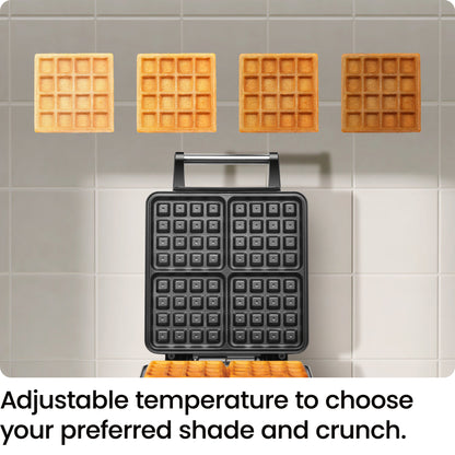 4 Slice Belgian Waffle Maker