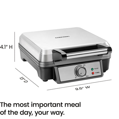 4 Slice Belgian Waffle Maker
