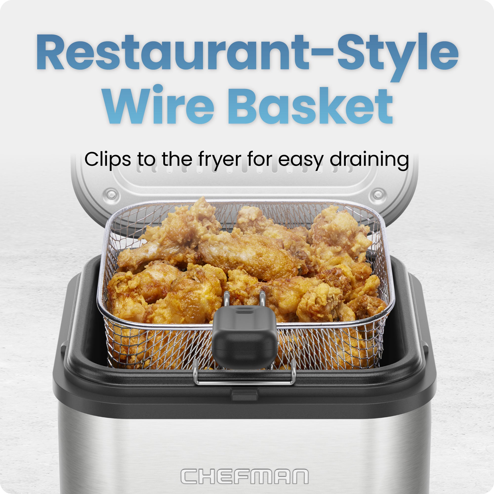 2.5 Quart Stainless Steel Deep Fryer