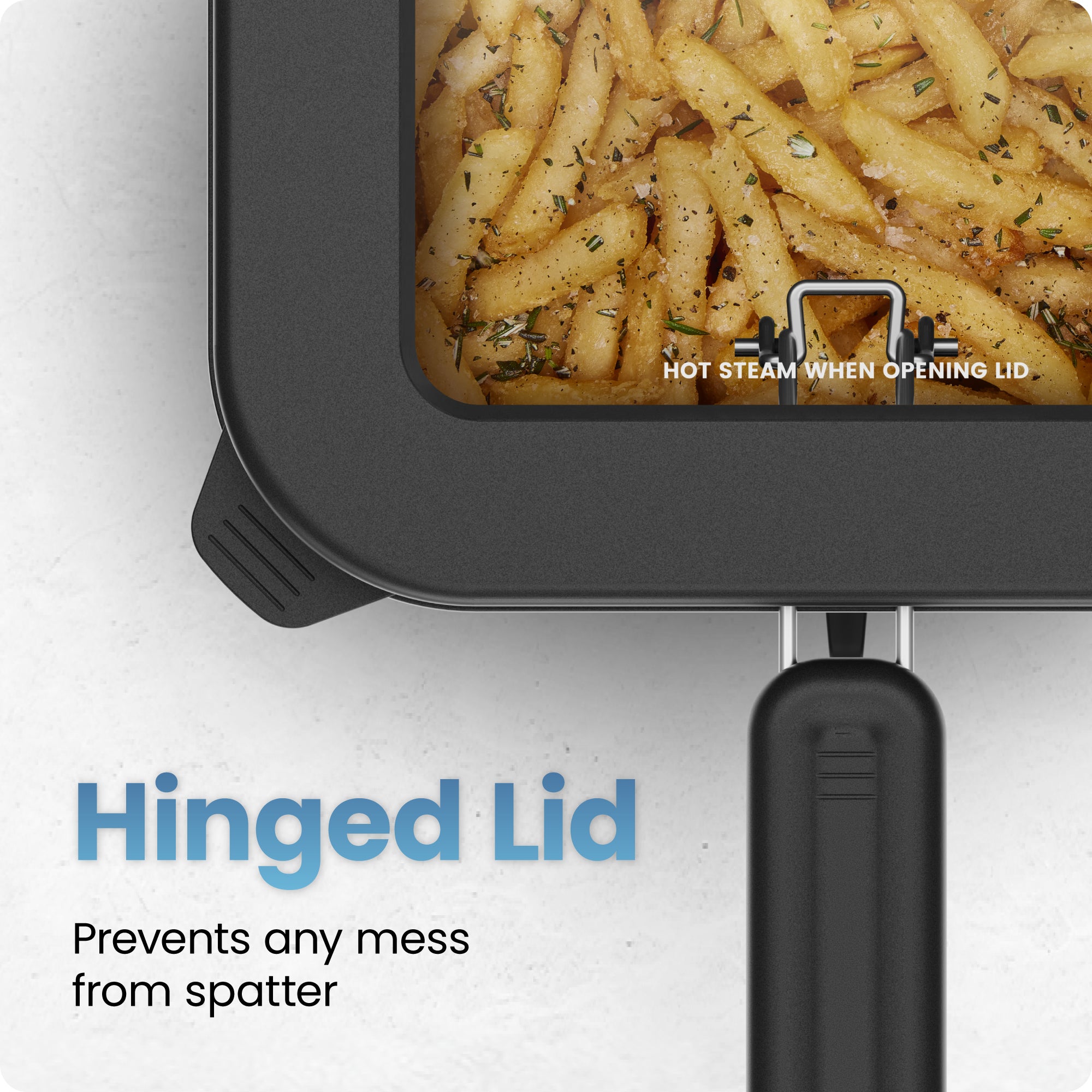 2.5 Quart Stainless Steel Deep Fryer – Chefman