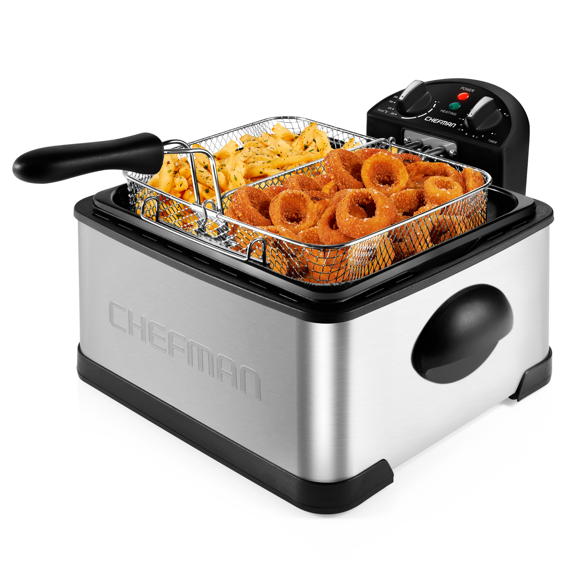 Dual-Cook Jumbo Deep Fryer – Chefman