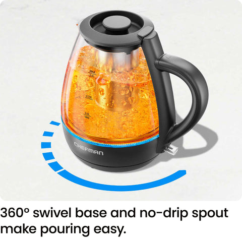 Fast-Boil 1L Tea Infuser Kettle