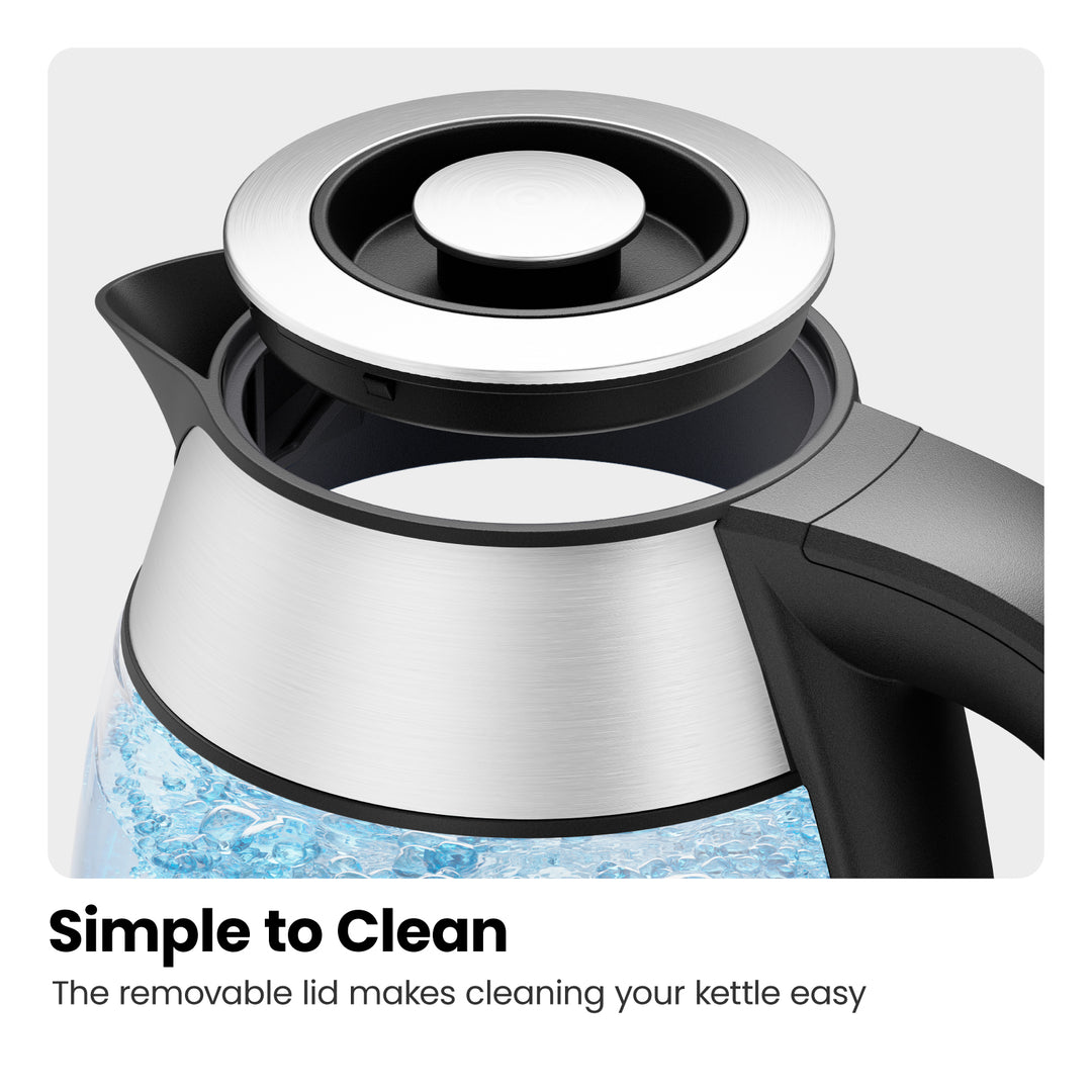 Chefman FastBoil 1.2L Electric Kettle with Tea Infuser