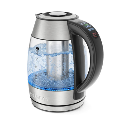 Custom-Temp 1.8L Electric Kettle w/ Temperature Control, Keep Hot Function