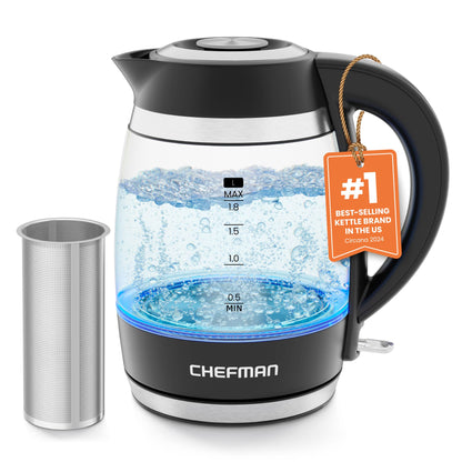 Fast-Boil 1.8L Electric Kettle w/ Tea Infuser